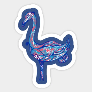 Hand drawn swan Sticker